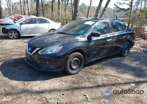2016 Nissan Sentra S z USA, uszkodzony, nr VIN 3N1AB7AP0GY306587